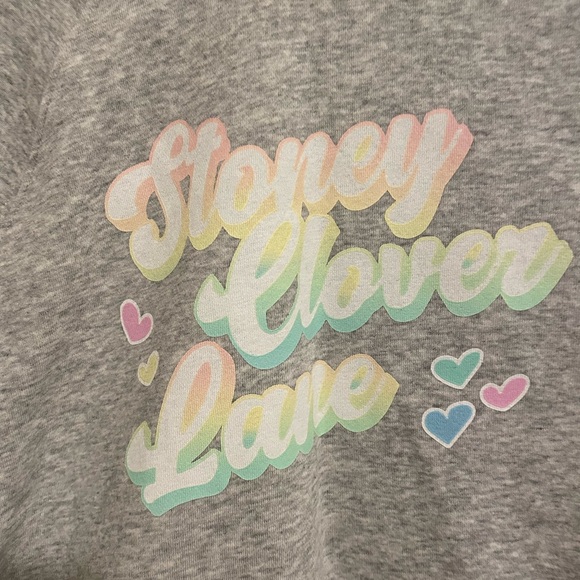 NWT Stoney Clover Lane grey sweatshirt Small - Picture 3 of 7